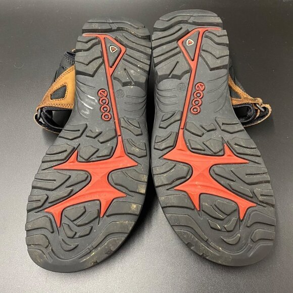 Ecco Yucatán Receptor Brown Adjustable Sandals Men's Size 45/U.S. 11 - Picture 9 of 10